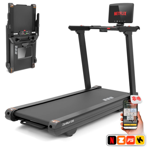 Bandă de alergat Insportline ZenRun 120 Black 150 kg, 22 km/h photo 2