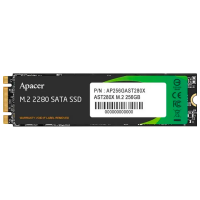 SSD Apacer AST280X M.2 256 ГБ Скорость чтения: 520 MБ/с,
Скорость записи: 500 MБ/с