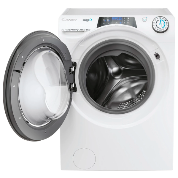 Mașină de spălat Candy RP4 476BWMR/1-S White 7 kg, 1400 rpm, A photo 2