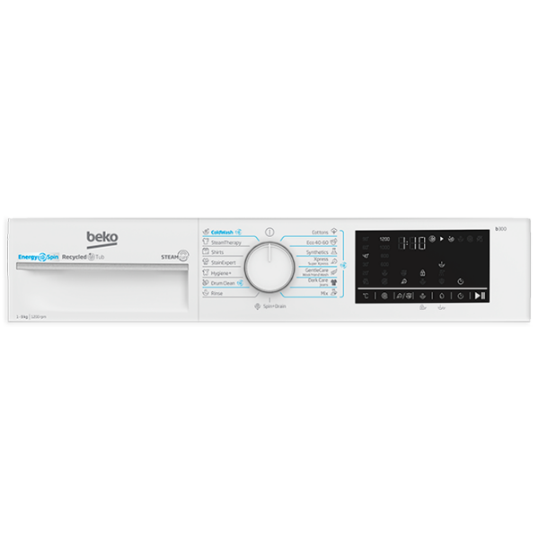 Стиральная машина Beko B3WFU49215WW Белый 9 кг, 1200 об/мин, A photo 7