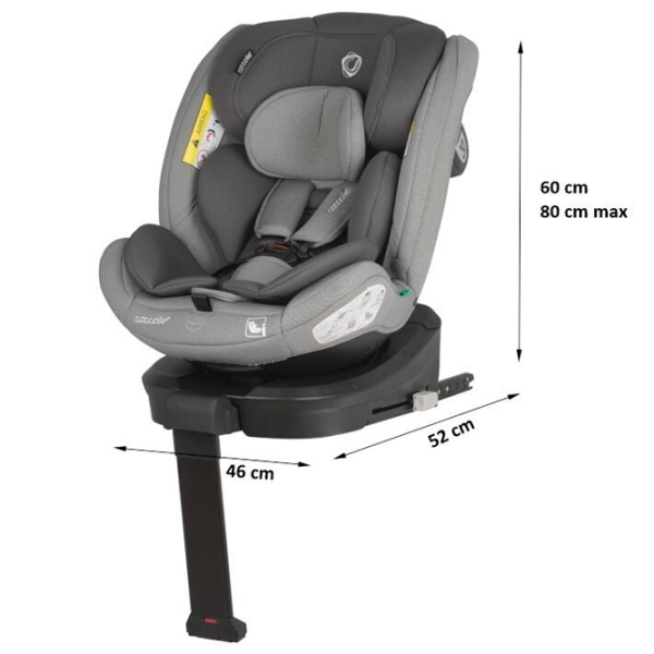 Scaun auto Coccolle Sidra iSize 324087171 Gray 0 luni - 12 ani, 36 kg photo 2
