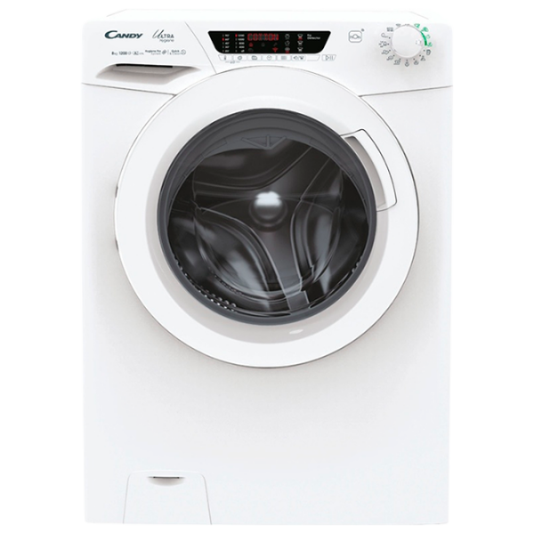 Mașină de spălat Candy HE 1294TWM6/1-S White 9 kg, 1200 rpm, A photo 1