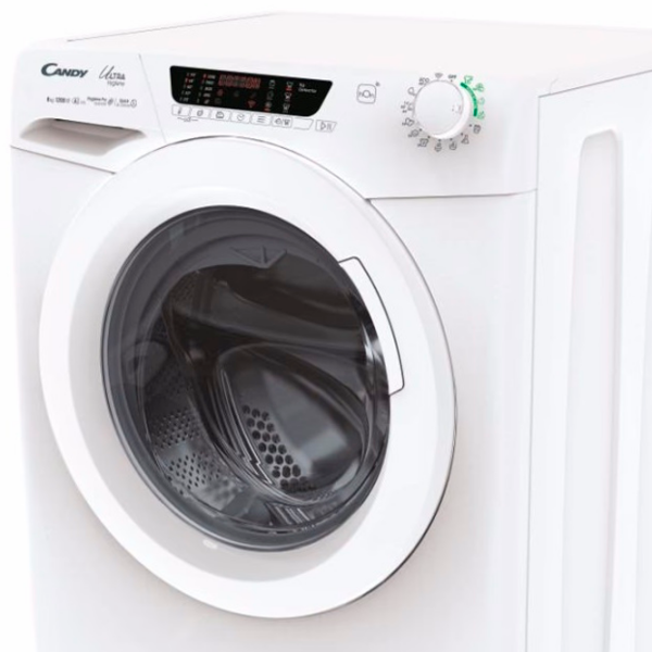 Mașină de spălat Candy HE 1294TWM6/1-S White 9 kg, 1200 rpm, A photo 9