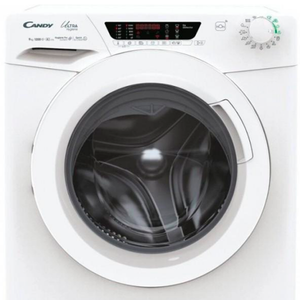 Mașină de spălat Candy HE 1294TWM6/1-S White 9 kg, 1200 rpm, A photo 10