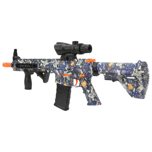 Бластер Blaster M416 WH01B Синий водяной, Гелевые шарики, 14+ photo 2