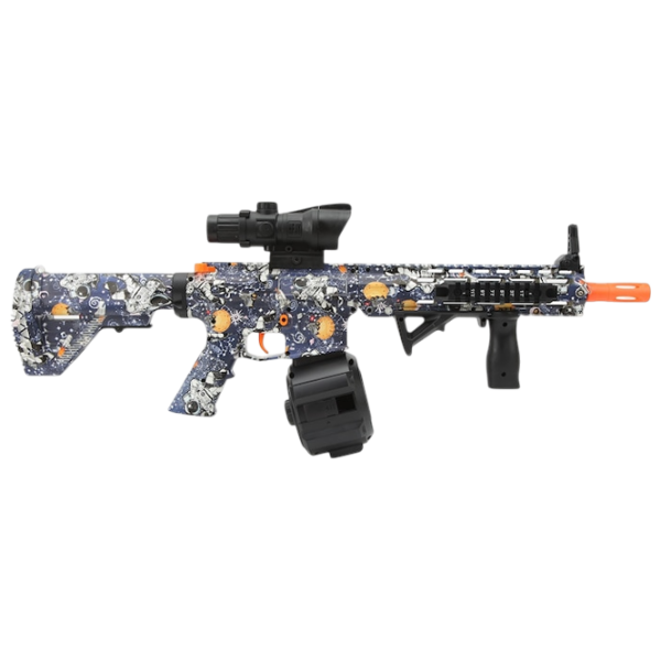 Бластер Blaster M416 WH01B Синий водяной, Гелевые шарики, 14+ photo 3