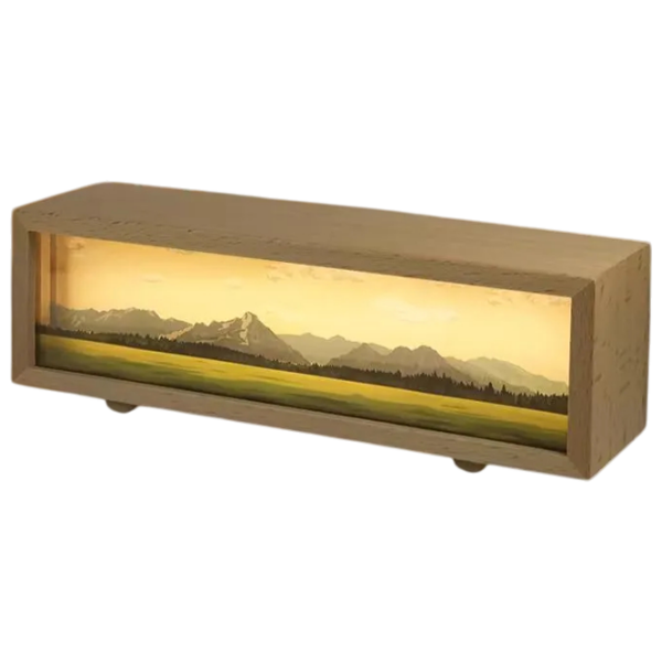 Lampă de noapte Generic WX-02 Wood USB photo 1