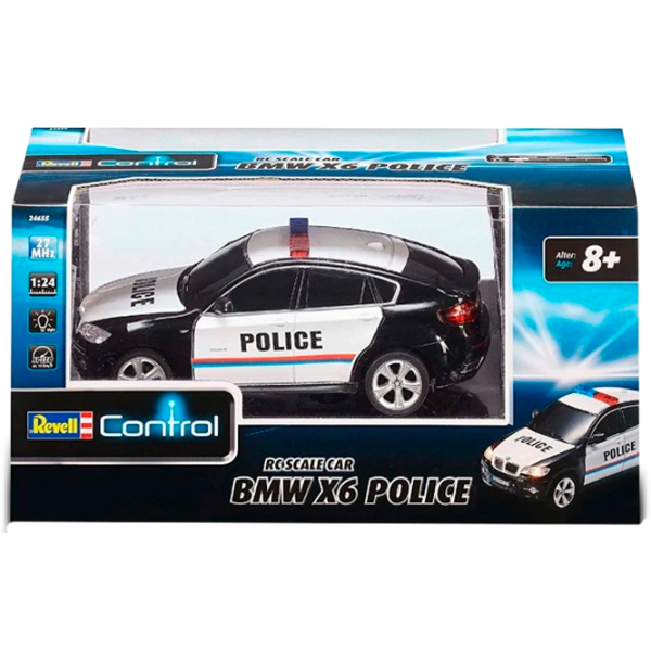 Машинка Revell BMW X6 Police 24655WhiteЧерный