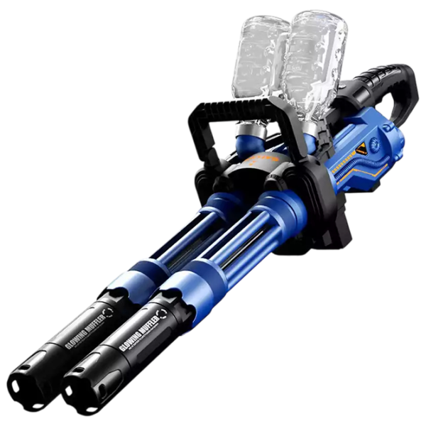 Игрушечный автомат J-Shot Catling Big Gun JF-004G Синий патронный, Гелевые шарики, 14+ photo 1