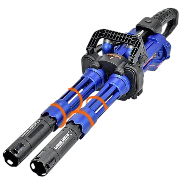 Игрушечный автомат J-Shot Catling Big Gun JF-004G Синий патронный, Гелевые шарики, 14+ photo 6