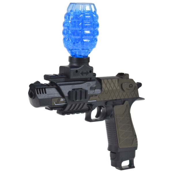 Игрушечный автомат J-Shot Desert Eagle JF-022G Зеленый патронный, Гелевые шарики, 14+ photo 1