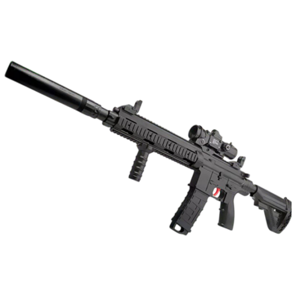 Игрушечный автомат ChiToys M416 703 Черный патронный, Гелевые шарики, 14+ photo 1