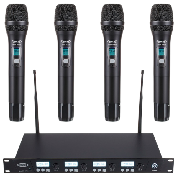 Микрофон Sirus Quad R + 4H 470 Bundle Черный  photo 1