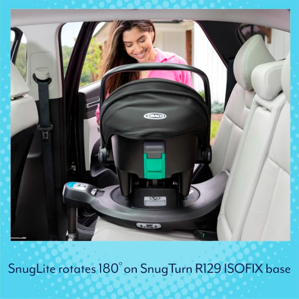 Детское автокресло Graco SnugLite i-Size GC1817CAMDN000 Midnight 0 месяцев - 12 месяцев, 13 кг photo 3