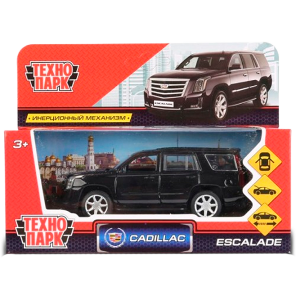 Машинка Technopark Cadillac Escalade Серый
Черный