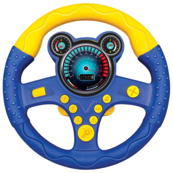 Jucărie muzicală Optmarket Steering Wheel 201109065 Blue 3+