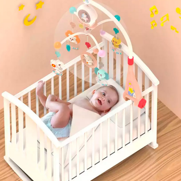 Игрушка для колясок и кроваток Huanger Music Mobile HE0312 Розовый 1+ photo 3
