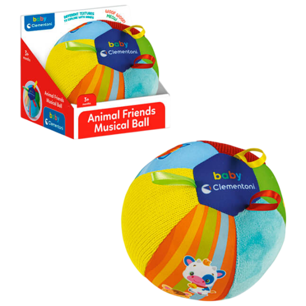 Мягкая игрушка Clementoni Musical Ball 17464 Разноцветный 1+ photo 1