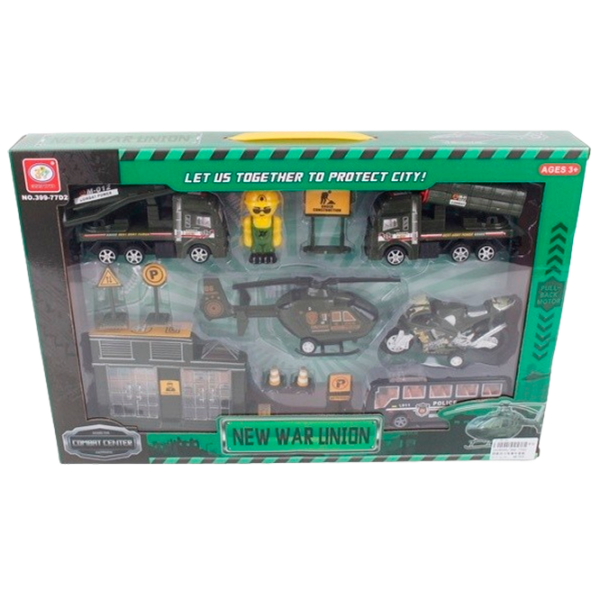 Set de mașini ChiToys 80667 Black
Green