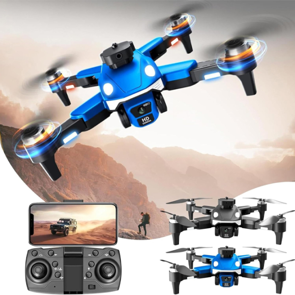 Дрон Drone F200 Синий Квадрокоптер / 20 км/ч photo 6