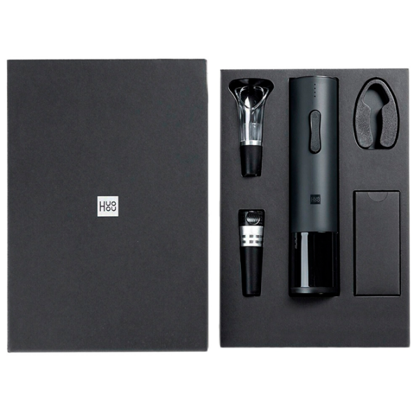 Tirbușon electric Xiaomi HuoHou Electric Wine Bottle Opener Basic Black  photo 7