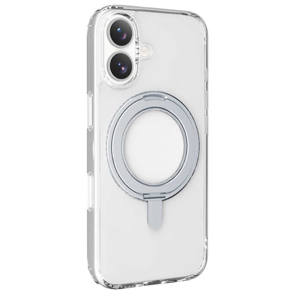 Чехол для смартфона Apple iPhone 17 (Spin Mag) White Прозрачный Cellularline, ТПУ, MagSafe Back