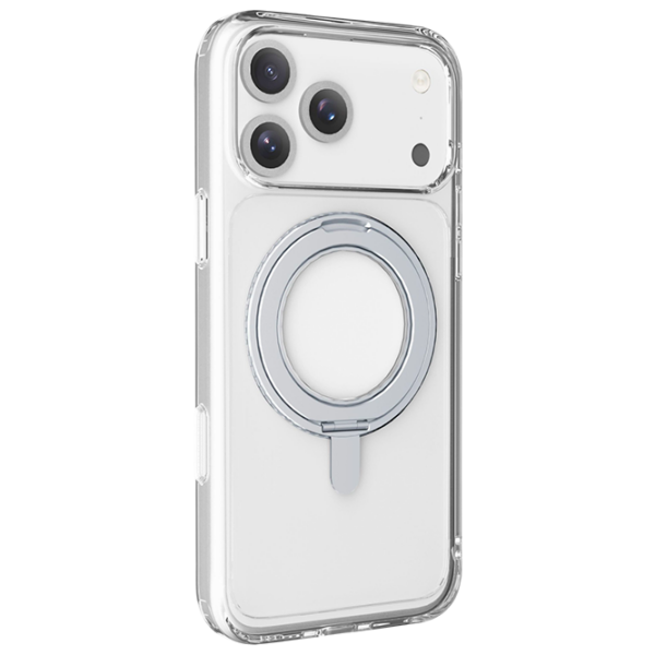 Чехол для смартфона Apple iPhone 17 Pro Max (Spin Mag) White Прозрачный Cellularline, ТПУ, MagSafe Back