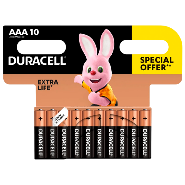 Baterie Duracell MN2400 AAA (10 buc.)  photo 1