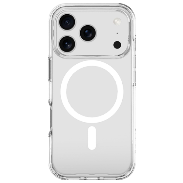 Чехол для смартфона Apple iPhone 17 Pro Max (Gloss Mag) White Прозрачный Cellularline, ТПУ, MagSafe Back photo 1