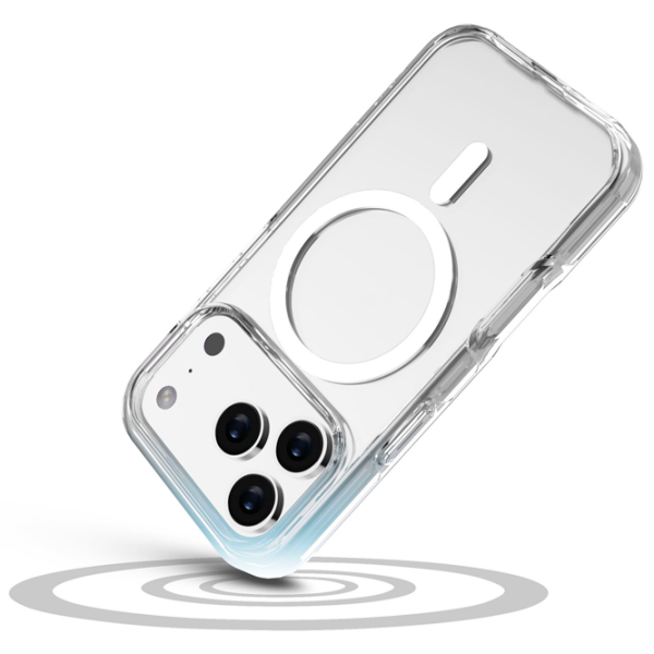 Чехол для смартфона Apple iPhone 17 Pro Max (Gloss Mag) White Прозрачный Cellularline, ТПУ, MagSafe Back photo 5