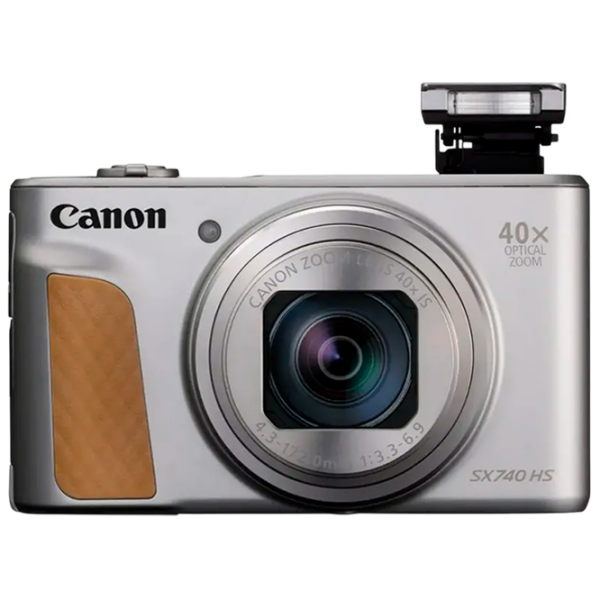 Cameră foto Canon PowerShot SX740 HS Lite Edition + Body Compact Silver CMOS, 20.3 MP, f/3.3 - f/6/9 photo 1