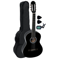Chitară clasică GEWA VGS BASIC SET Black Clasică, 3/4