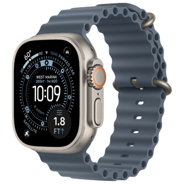 Умные часы Apple Watch Ultra 3 Натуральный Титан 1.98" | 49 мм | Титан/Фторэластомер| MEWH4QI/A photo 1