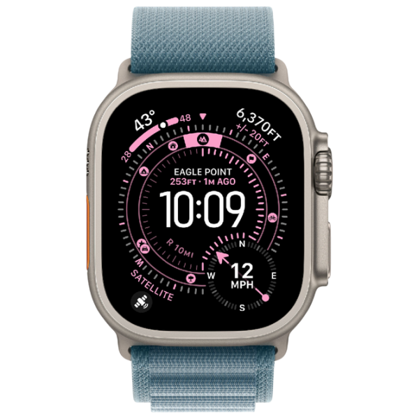 Ceas inteligent Apple Watch Ultra 3 Natural Titanium 1.98" | 49 mm | Titan/Textil
| MEWP4QI/A photo 2