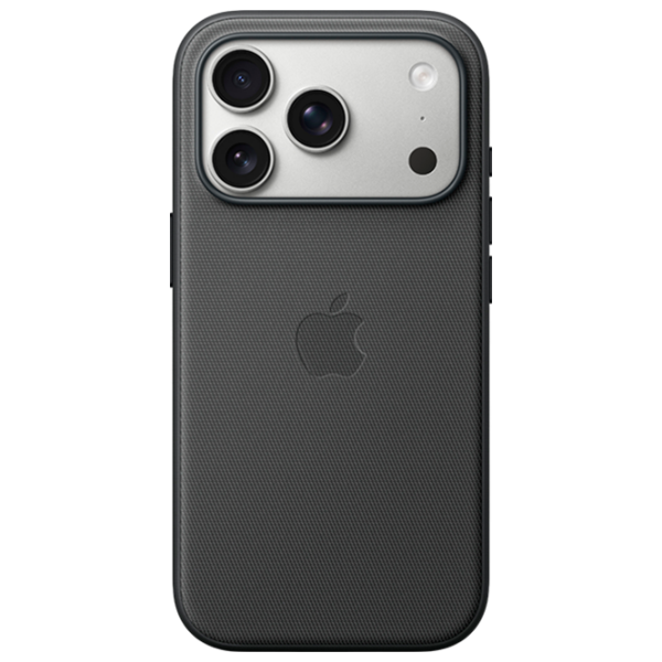 Husă pentru smartphone Apple iPhone 17 Pro (TechWoven) Black Apple, TPU, Back photo 1