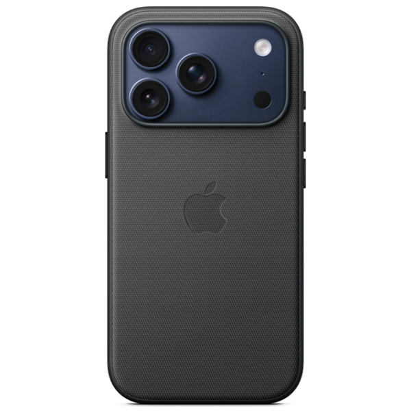 Husă pentru smartphone Apple iPhone 17 Pro (TechWoven) Black Apple, TPU, Back photo 3