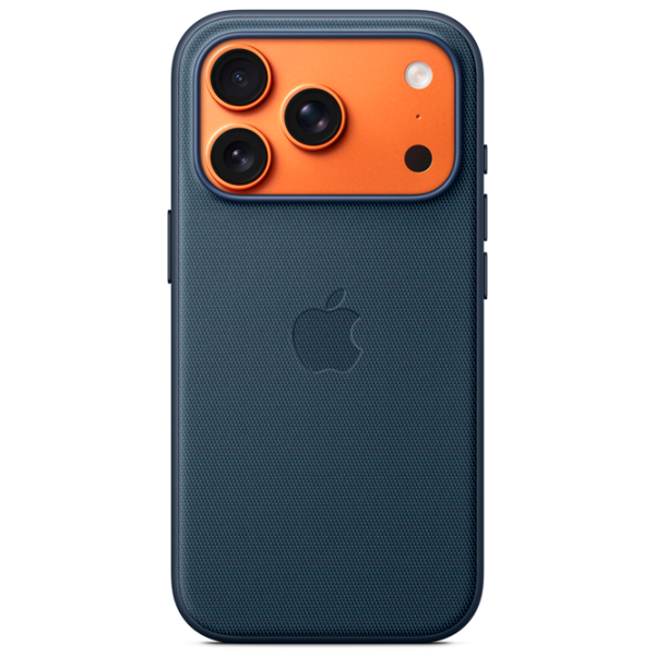Husă pentru smartphone Apple iPhone 17 Pro (TechWoven) Blue Apple, TPU, Back photo 3