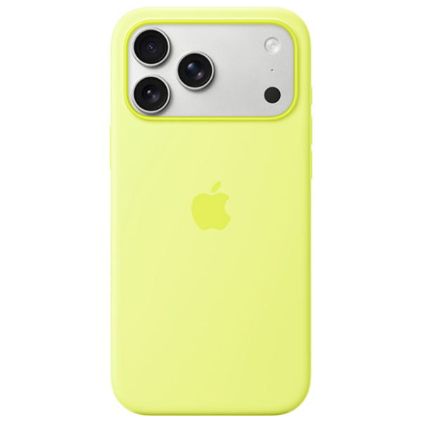 Чехол для смартфона Apple iPhone 17 Pro Max (Original) Неоново-желтый Apple, Силикон, MagSafe Back photo 1