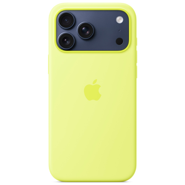 Чехол для смартфона Apple iPhone 17 Pro Max (Original) Неоново-желтый Apple, Силикон, MagSafe Back photo 2