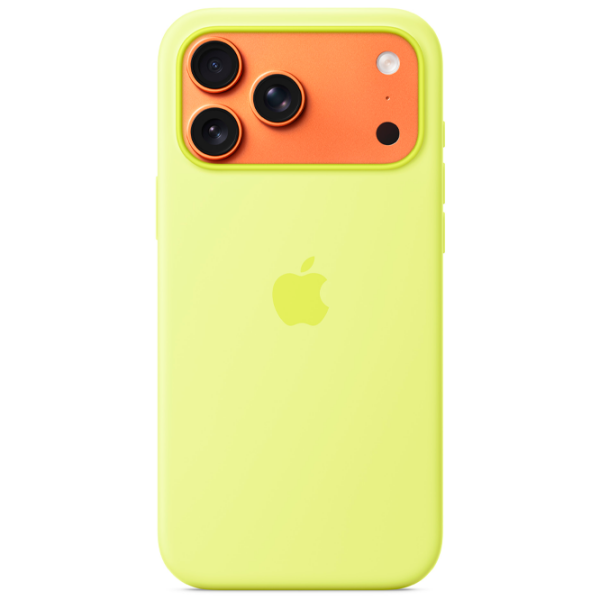 Чехол для смартфона Apple iPhone 17 Pro Max (Original) Неоново-желтый Apple, Силикон, MagSafe Back photo 3