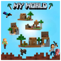 Constructor My World Magnetic Cube Building Sets Multicolor Numărul de piese 100, 10+