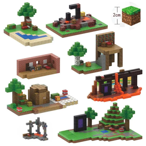 Constructor My World Magnetic Cube Building Sets Multicolor Numărul de piese 216, 10+ photo 3