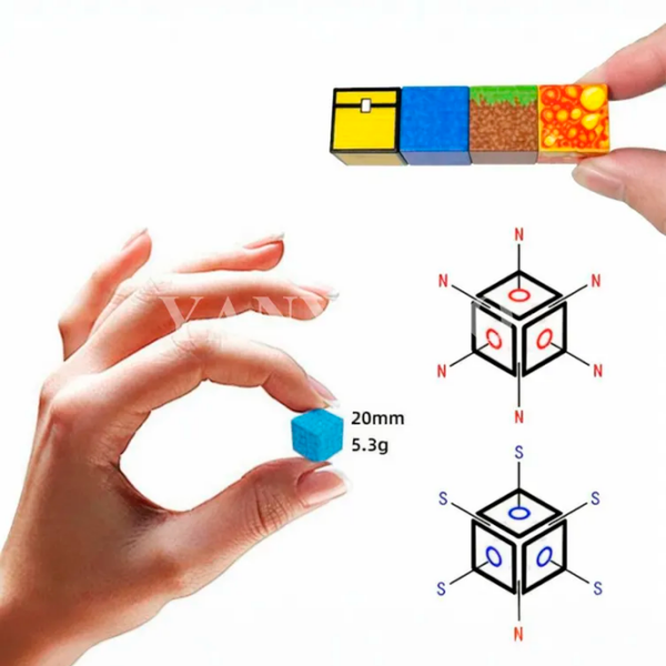 Constructor My World Magnetic Cube Building Sets Multicolor Numărul de piese 150, 10+ photo 2