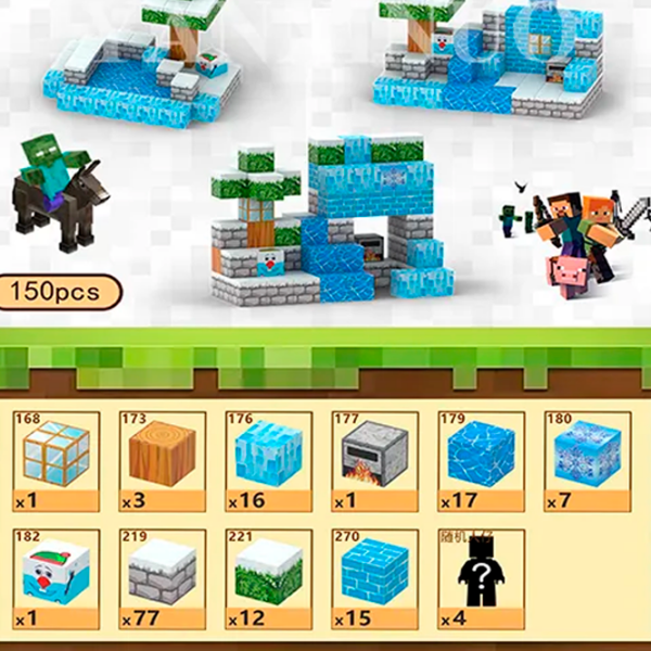 Constructor My World Magnetic Cube Building Sets Multicolor Numărul de piese 150, 10+ photo 3