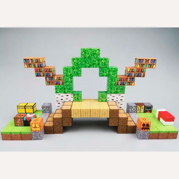 Constructor My World Magnetic Cube Building Sets Multicolor Numărul de piese 150, 10+ photo 5