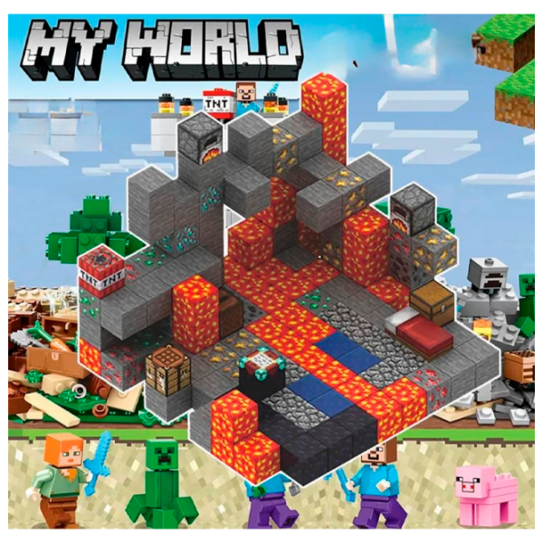 Constructor My World Magnetic Cube Building Sets Multicolor Numărul de piese 143, 10+ photo 1