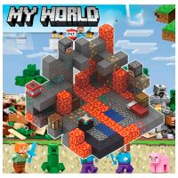 Constructor My World Magnetic Cube Building Sets Multicolor Numărul de piese 143, 10+