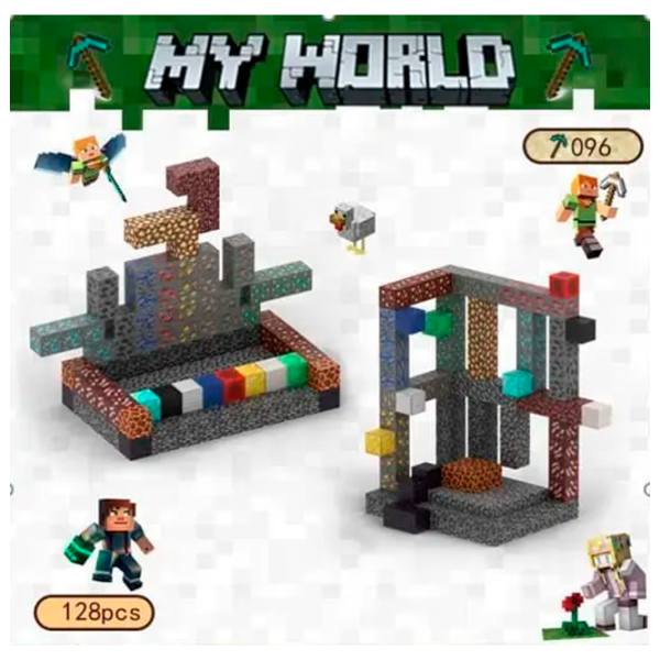 Constructor My World Magnetic Cube Building Sets Multicolor Numărul de piese 128, 10+ photo 1