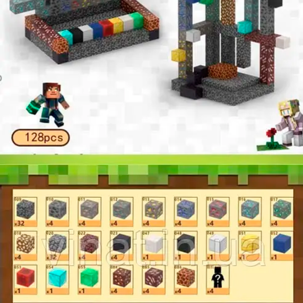 Constructor My World Magnetic Cube Building Sets Multicolor Numărul de piese 128, 10+ photo 2