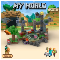 Constructor My World Magnetic Cube Building Sets Multicolor Numărul de piese 186, 10+